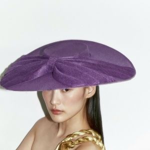 Zara brand new limited edition picture hat with headband